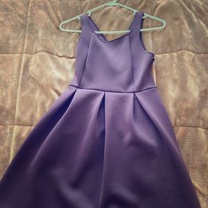 Worn once!! Classy dark purple dress from Express.